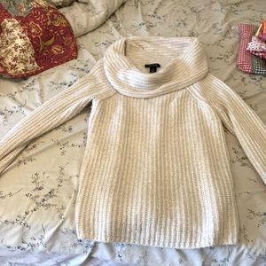 White House Black Market swoop neck sweater